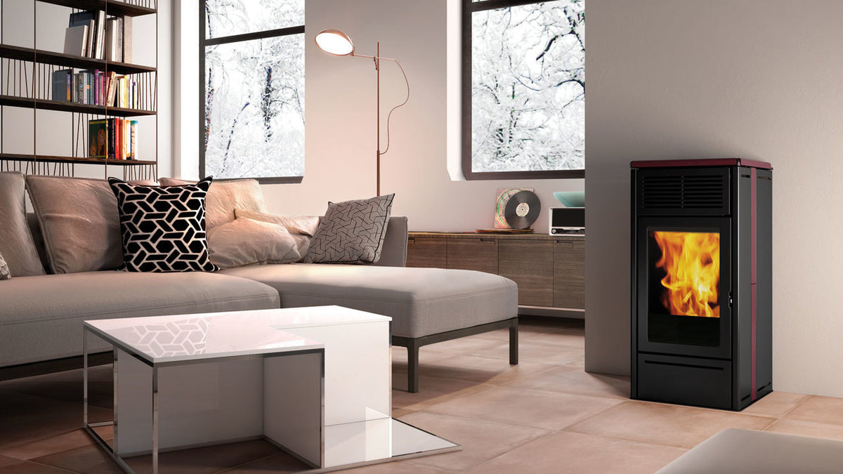 Stufa a pellet Edilkamin Nara2 Up 6,9 kW serbatoio 24 kg