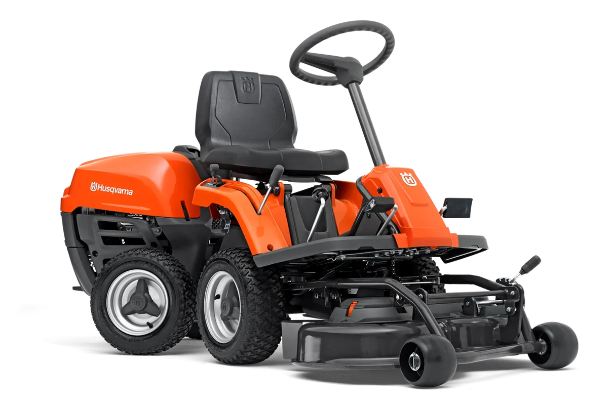 Trattorino Rider a scoppio Husqvarna R 112C 85 cm piatto incluso