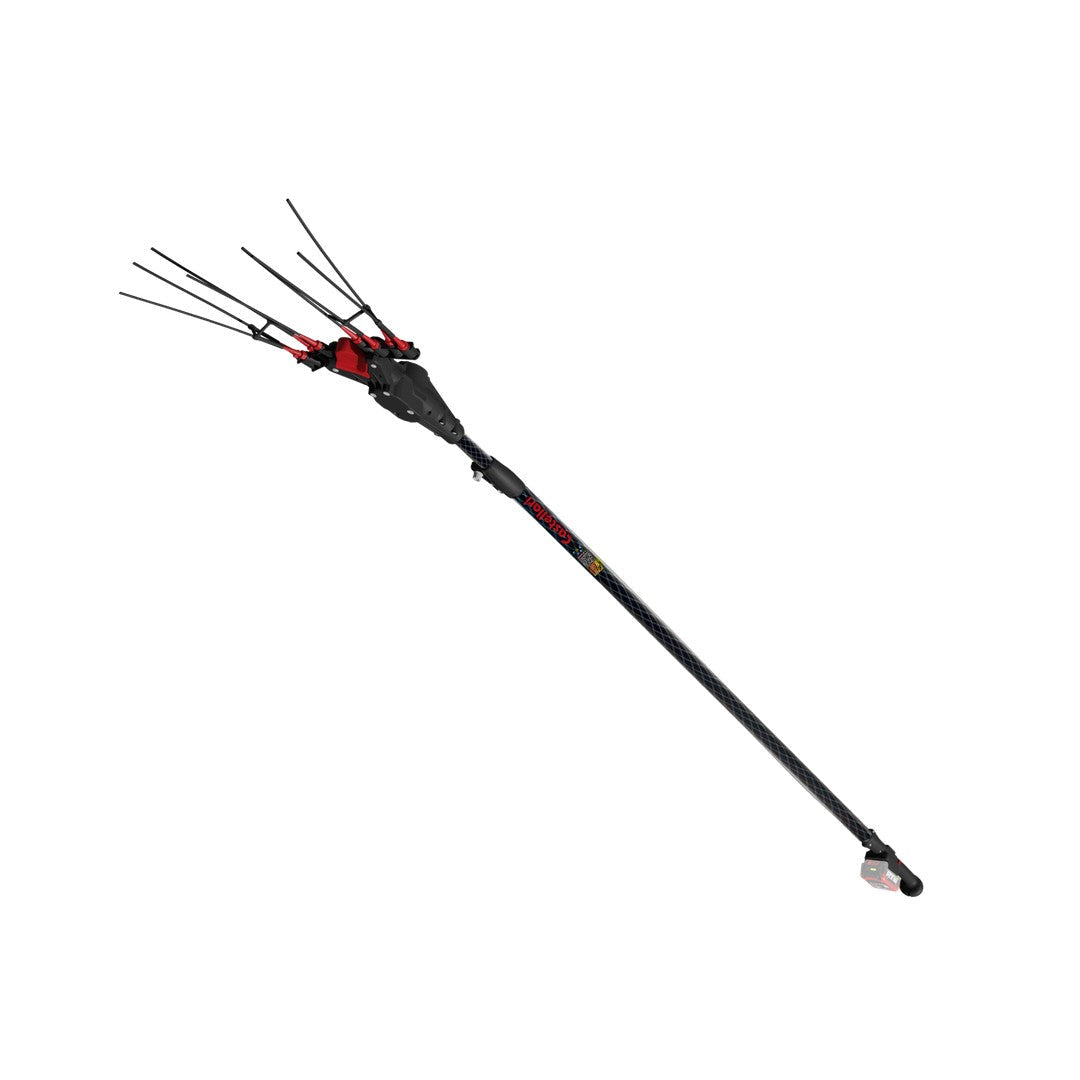 Abbacchiatore a batteria Castellari VERTIGO CARBON C 18V asta 1,9-2,4 m carbonio 2,3 kg