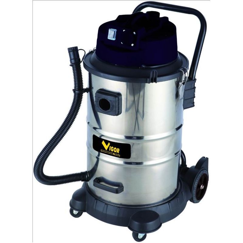 Bidone aspiratutto Vigor VBA-50L inox 1200 W 50 litri HEPA