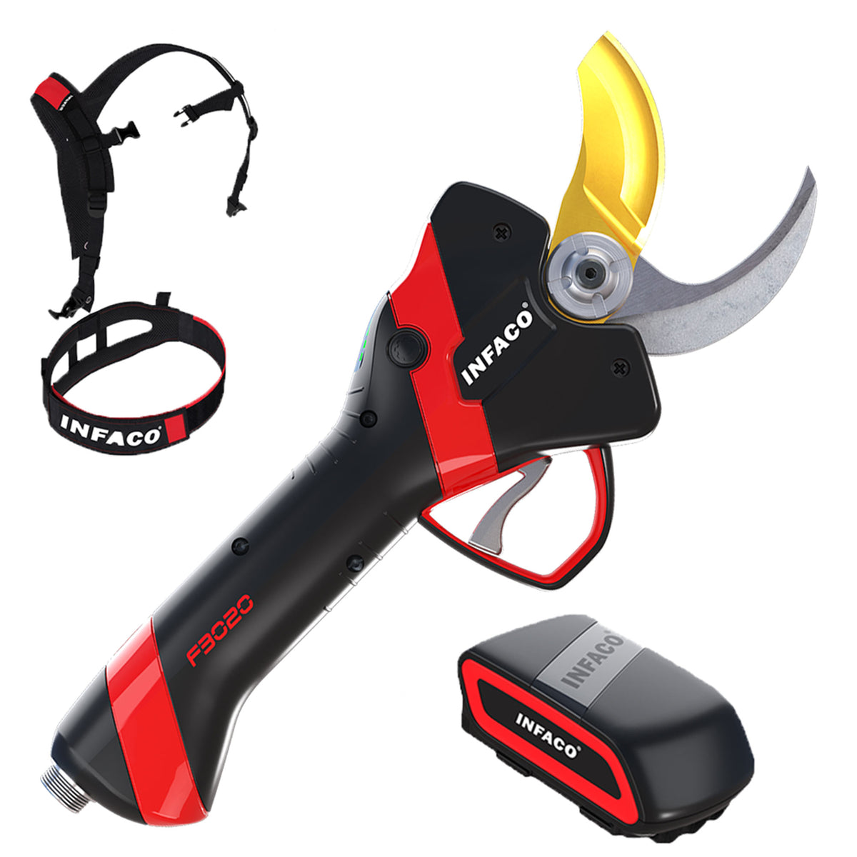 Forbici da potatura a batteria Infaco F3020 36 V taglio 40 mm