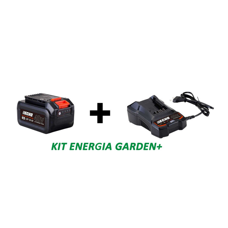 Kit Energia A Echo Garden+ 40V batteria 72 Wh e LC-3604