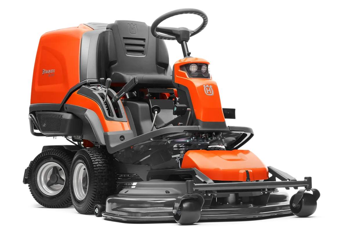 Trattorino a scoppio Husqvarna RC 318T cesto 300 l 112 cm