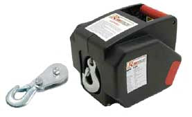Argano elettrico Ribitech PE12V 12 V 300 W per rimorchio