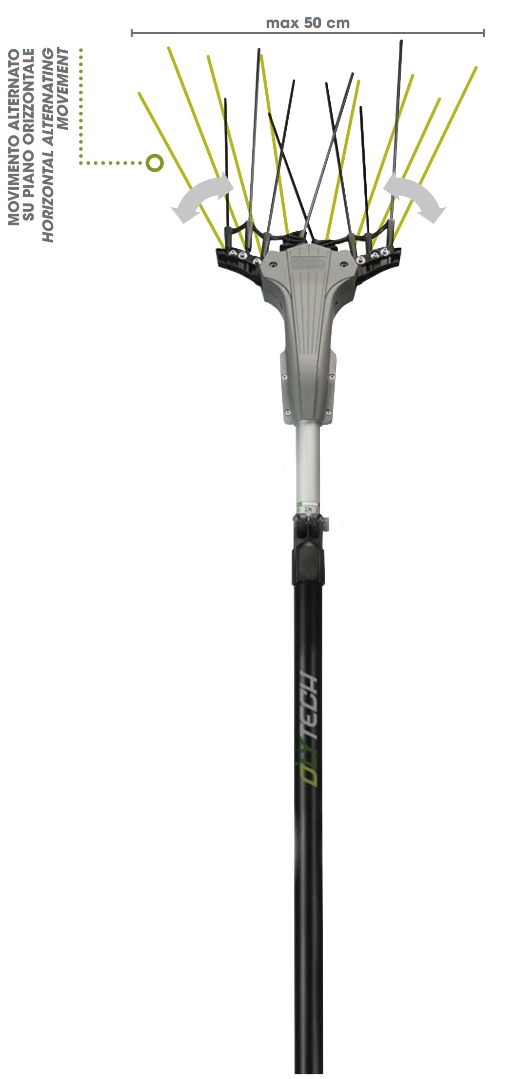 Abbacchiatore elettrico Volpi Olytech Mondial 755L 210-300 cm