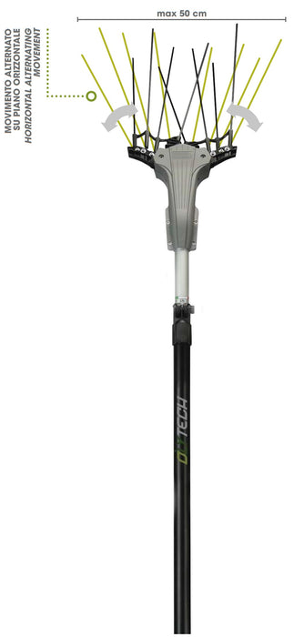 Abbacchiatore  Scuotitore Volpi Olytech Mondial Brushless 755XL con asta telescopica cm. 240/360