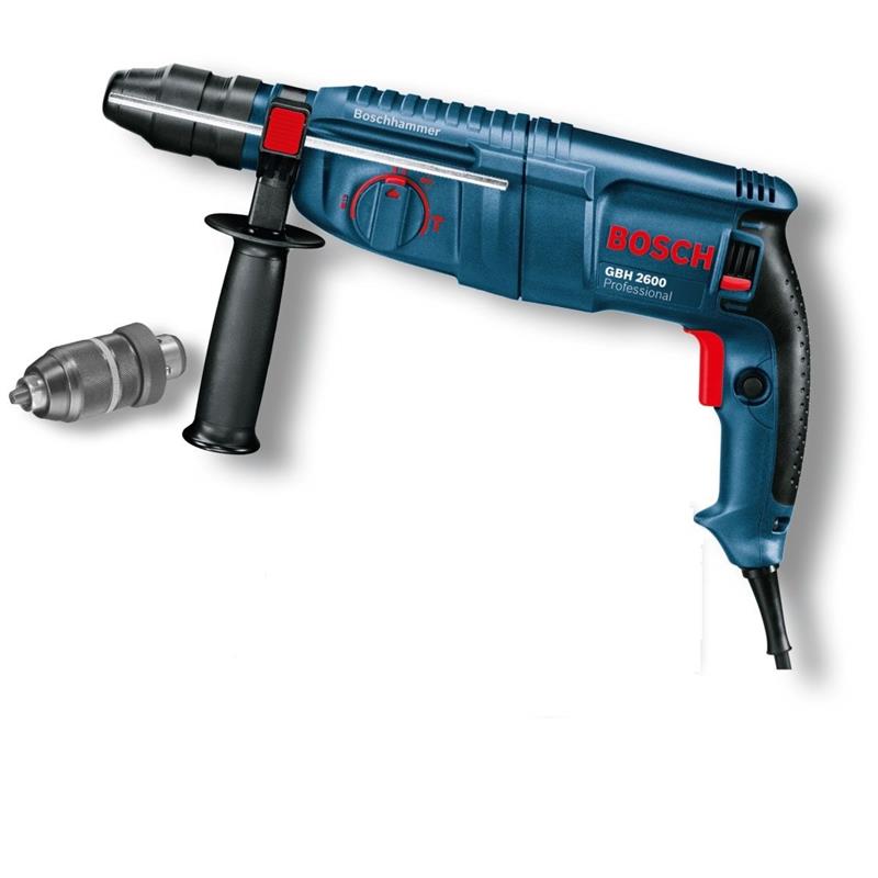 Martello tassellatore Bosch GBH 2600 720 W 2,7 J doppio mandrino