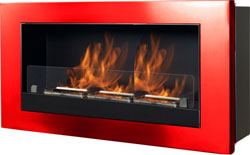 Caminetto a bioetanolo Ruby Verona 3 kW da parete 850 mm