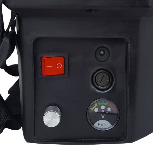 Pompa a Spalla Volpi V.Black Elektron da lt.12 con batteria al litio