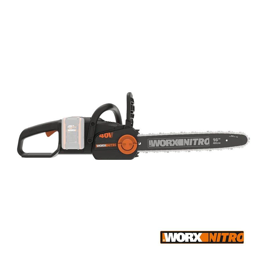 Motosega a batteria Worx WG385E.9 40 V barra 40 cm