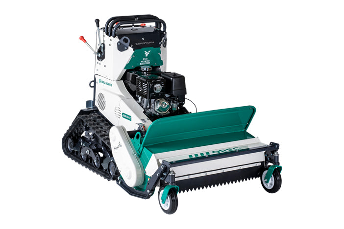 Trinciasarmenti cingolato Orec ZHR800 a raggio zero idrostatico con operatore a bordo