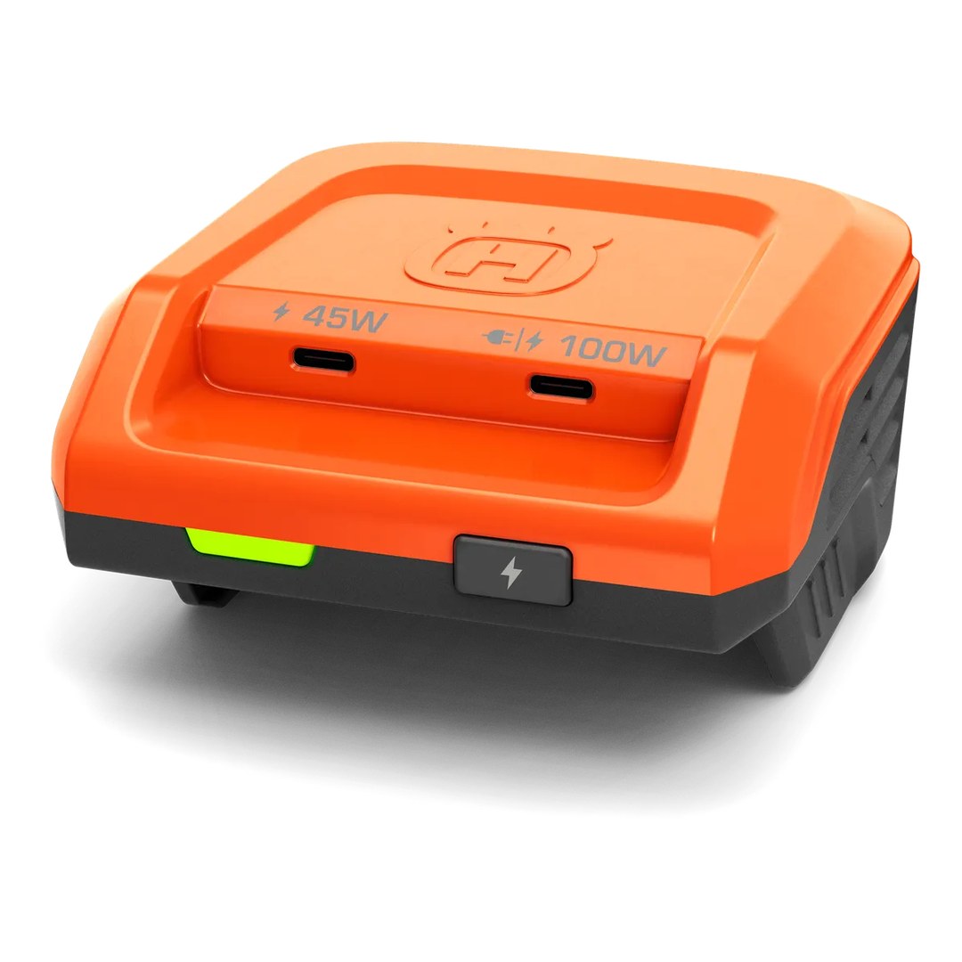 Adattatore USB-C Husqvarna 40-USB150X per batterie BLi-X 36V