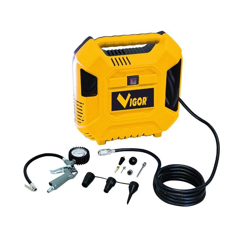 Compressore elettrico Vigor VCA-Zero Kit 1,1 kW senza serbatoio