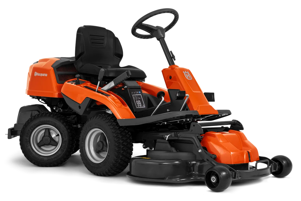 Trattorino Rider a scoppio Husqvarna R 214T taglio 94-103 cm