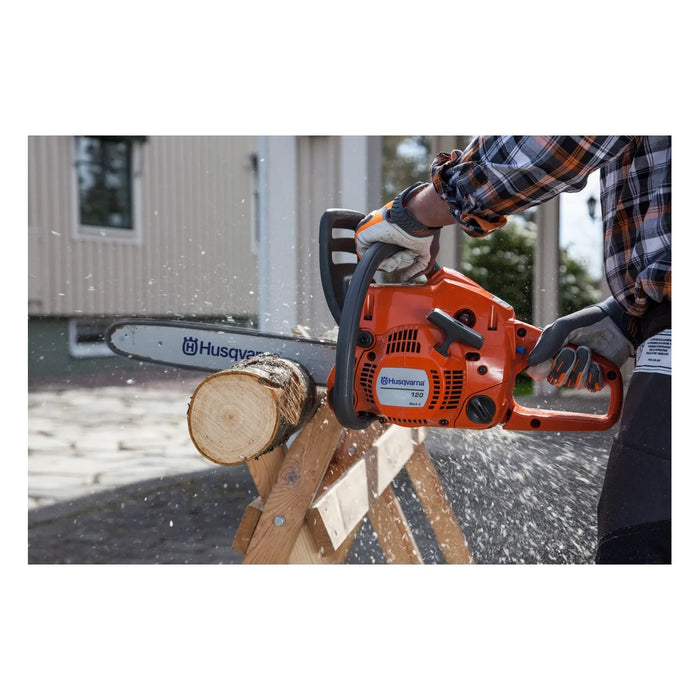 Motosega a scoppio Husqvarna 120 Mark II 38 cm³ barra 35 cm