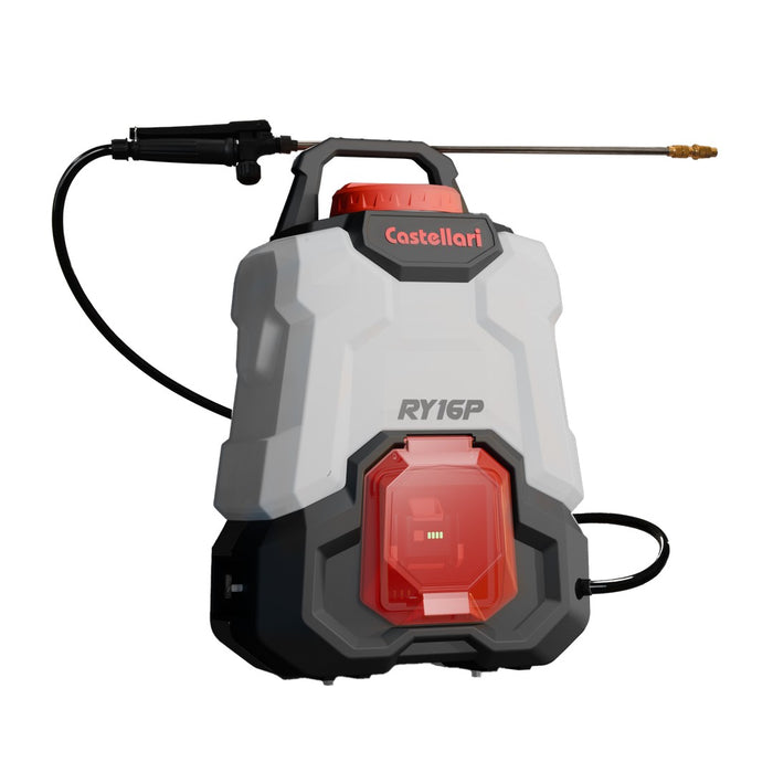 Pompa irroratrice a batteria Castellari RY16P 16 litri 5,5 bar