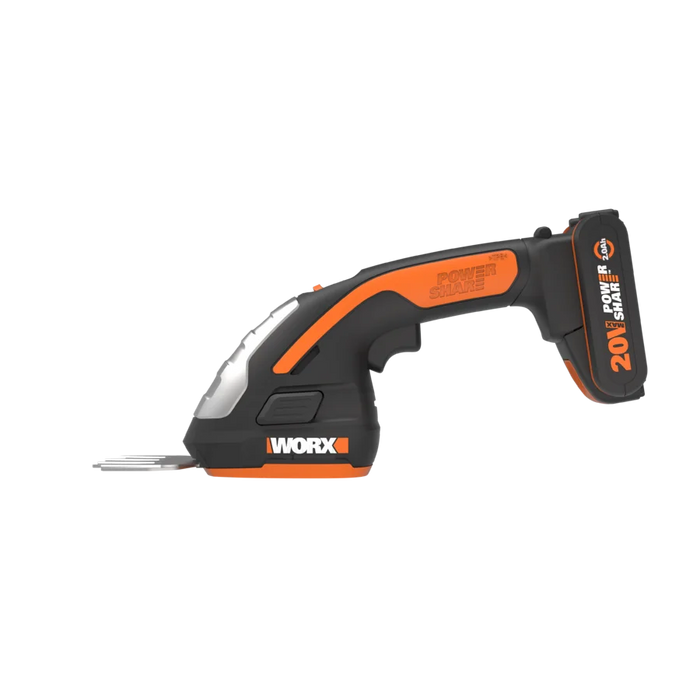 Forbice Cesoie a batteria Worx WG801E completo di batteria e caricabatteria