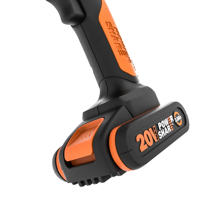 Forbice Cesoie a batteria Worx WG801E completo di batteria e caricabatteria