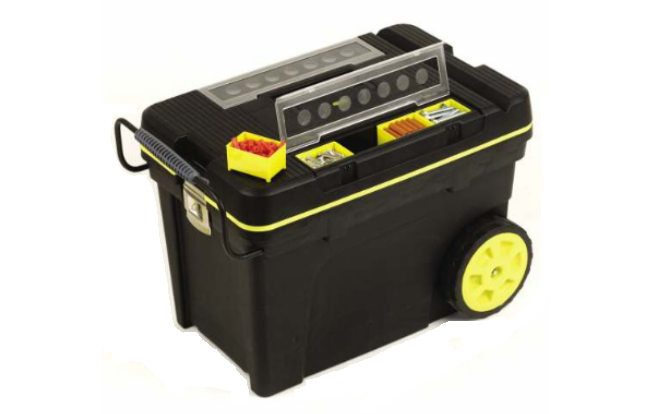 Baule Portattrezzi Toomax Multibox Woody's 160L - Effetto Legno, Per Esterni, Grigio Tortora