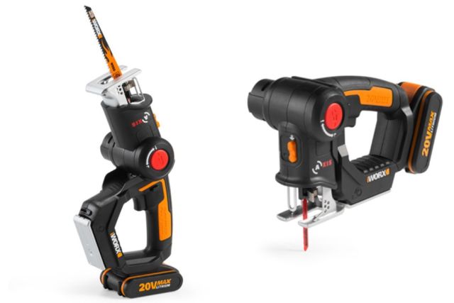 Seghetto alternativo e gattuccio a batteria Worx WX550 20V